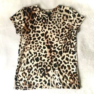 Express Tee Leopard Print
